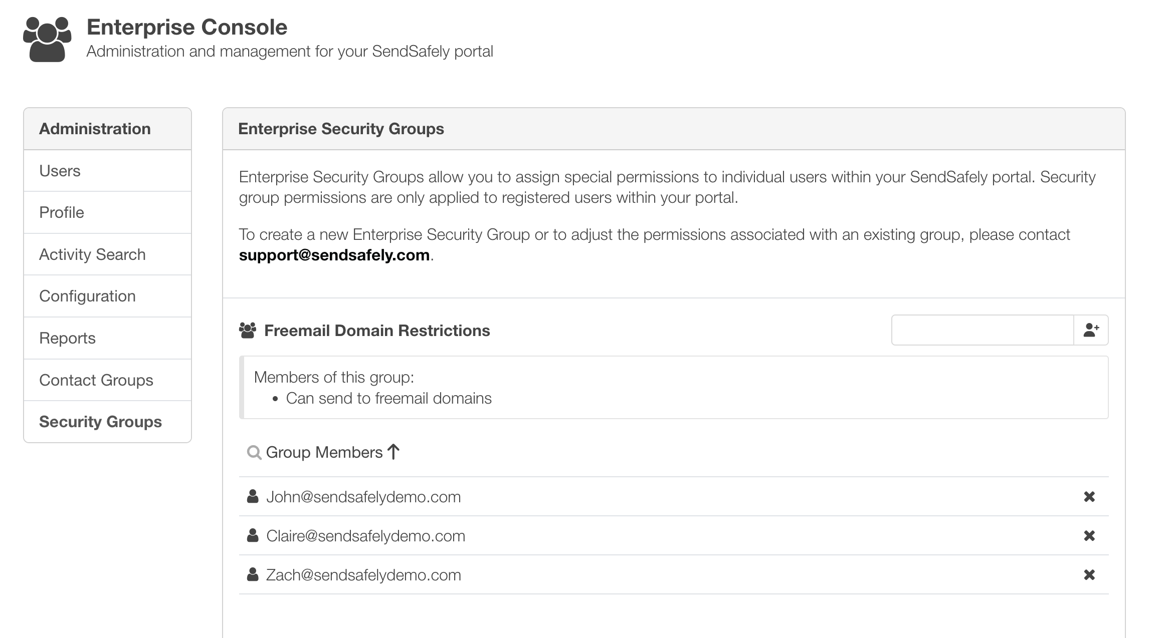 Freemail Security Group