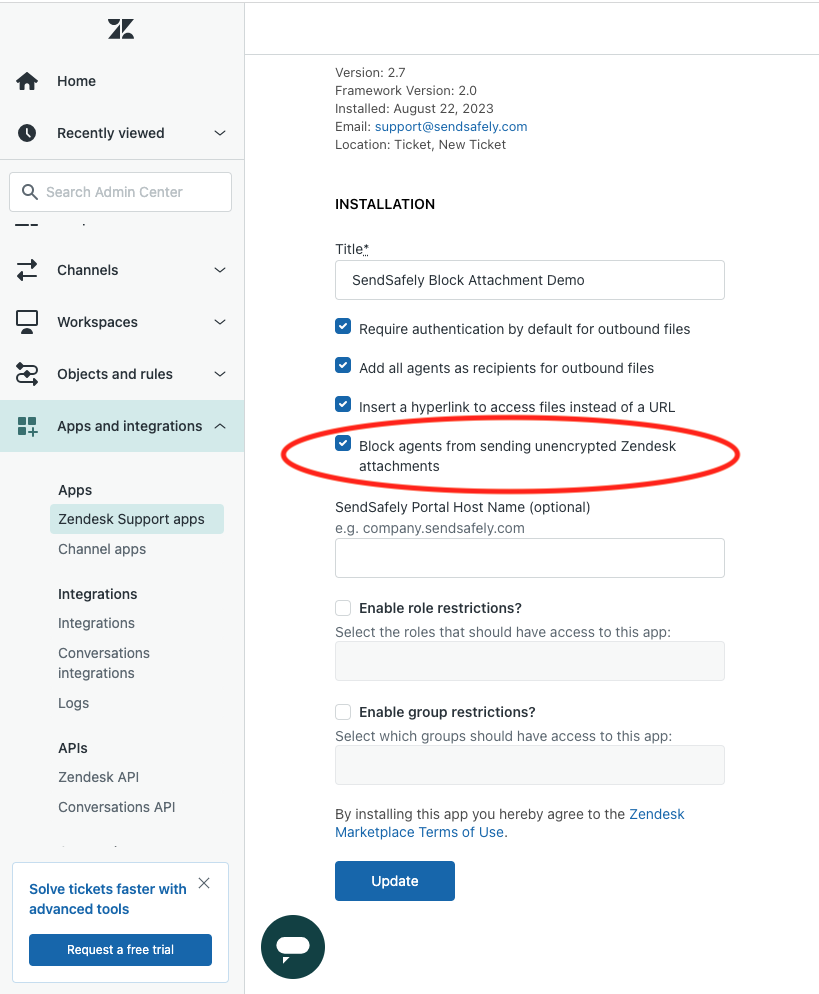 Optional Setting Block Attachments